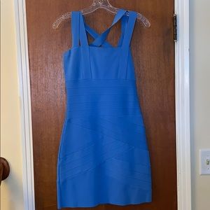 Blue Reiss Bandage Dress